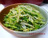 楽安おかず♬もやしと豆苗のピーナッツあえ作り方7写真