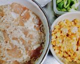 鶏胸肉で！マヨコーンピザ焼き作り方1写真