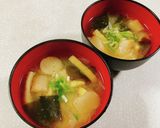 玉ねぎと麩のみそ汁作り方5写真