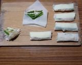 ヨウサマの減塩チキンとチーズの焼き春巻き作り方2写真