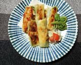 ヨウサマの減塩チキンとチーズの焼き春巻き作り方5写真