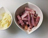ニンニクで絶品♫豆乳カルボナーラ！！作り方2写真