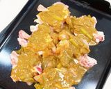 カレーの残りdeチキンのカレーチーズ焼き作り方3写真