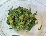 ニラ大量消費！ご飯が進むピリ辛ごま和え作り方6写真