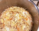 もやし、豆腐、ちょっぴりお肉の卵とじ作り方5写真