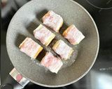 お財布おたすけ♬厚揚げのピリ辛豚バラ巻き作り方4写真