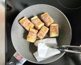 お財布おたすけ♬厚揚げのピリ辛豚バラ巻き作り方5写真