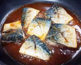 簡単7分フライパンでサバの味噌煮!作り方3写真