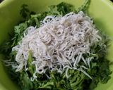 お財布お助け♪春菊とシラスのチヂミ作り方1写真