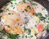 鶏むね肉のクリーム煮作り方4写真
