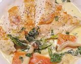 鶏むね肉のクリーム煮作り方6写真