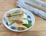 塩チャプチェの春巻きゆずこしょう風味作り方8写真