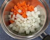 [離乳食] 豆腐と野菜の煮物(後期食)作り方1写真