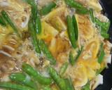 採れたて野菜の卵とじ　絹さやとタケノコ作り方3写真
