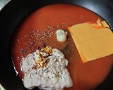 ヨウサマの減塩ウニ珍味のクリームパスタ作り方2写真