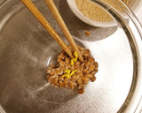 ほうれん草納豆ごま和え作り方4写真