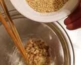 ほうれん草納豆ごま和え作り方5写真
