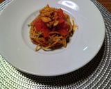 ヨウサマの減塩ウニ珍味のクリームパスタ作り方5写真