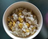 超ズボラなバターなしのコーンご飯！作り方1写真