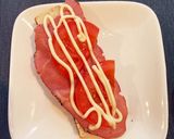 レタスで挟むオープンサンド作り方4写真