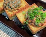 お財布おたすけ　カリカリ厚揚げ焼き納豆作り方4写真