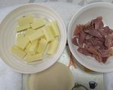 タン塩とチーズの餃子のオツマミ作り方3写真