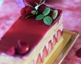 最上級の美味さ♡苺のスクエアケーキ作り方54写真