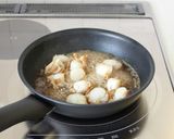 サッと煮て柔らかく【ベビーホタテの甘辛煮作り方4写真