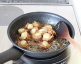 サッと煮て柔らかく【ベビーホタテの甘辛煮作り方5写真