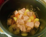 新タマネギと豚角煮の無水肉じゃが作り方11写真