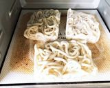カリカリ豚と水菜の塩うどん☆作り方4写真
