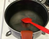 簡単☆バナナの抹茶ミルク寒天(牛乳かん)作り方1写真