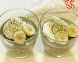 簡単☆バナナの抹茶ミルク寒天(牛乳かん)作り方5写真