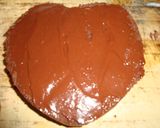 100均のハート型でチョコレートケーキ★作り方13写真