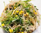 お財布おたすけ　豆苗ともやしの中華サラダ作り方6写真