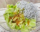 春キャベツとしらすのペペロンチーノ作り方2写真