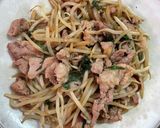 豚こま肉ともやしのオイスター炒め作り方5写真