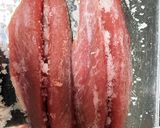 若狭湾で釣り上げた鯖で作った〆さば作り方2写真