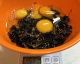 ひじきを炊いたん奴で栄養満点！玉子焼き作り方3写真
