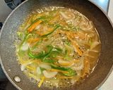 鯵と野菜の甘酢あんかけ作り方8写真