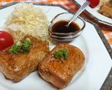 ヘルシーに節約！【豆腐の肉巻ステーキ】作り方13写真