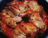 鶏もも肉のトマト煮込み作り方4写真