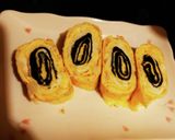 朝ご飯長ネギ海苔だし卵焼き★作り方6写真