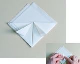 こどもの日｜春巻きの皮で！兜アップルパイ作り方5写真