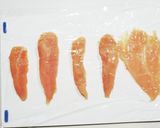 クルクルかわいい!ササミチーズロール!作り方1写真