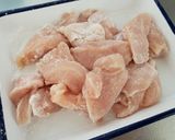節約！むね肉の甘酢オイスターがらめ作り方2写真