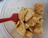 節約！むね肉の甘酢オイスターがらめ作り方4写真