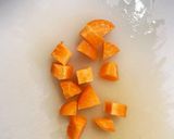 レンジお弁当用冷凍隙間埋め人参グラッセ作り方1写真