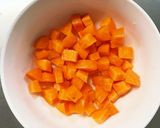 レンジお弁当用冷凍隙間埋め人参グラッセ作り方2写真