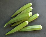 オクラと刻み昆布の酢の物☆作り方1写真